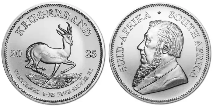 Afrique du Sud 1 Krugerrand – Argent 2025