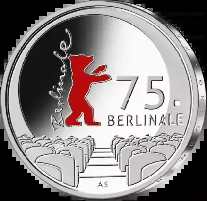 Allemagne 75 ans de la Berlinale – 20 Euros Argent couleur 2025