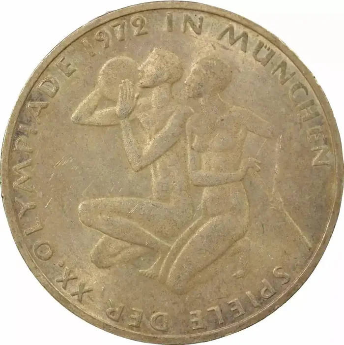 Allemagne Allemagne – 10 Mark Argent 1972 F Stuttgart – Jeux Olympiques De Munich