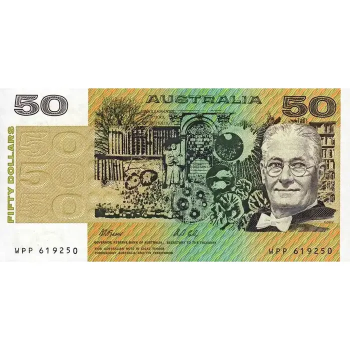 Australie – Pick 47h – 50 dollars – Série WPP – 1991 – Etat pr.NEUF
