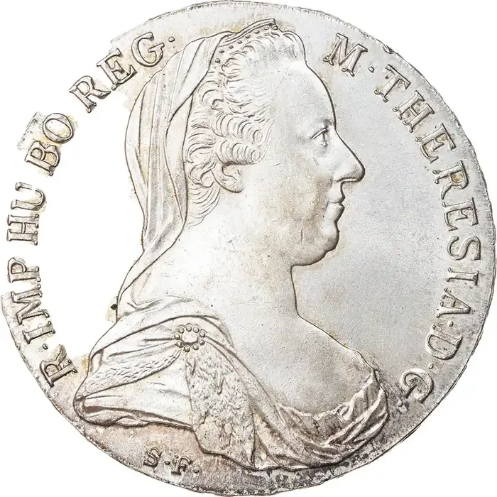 Austria, Maria Theresa, Thaler 1780 – Vienna – Restrike – MS(60-62) – Silver – KM T1