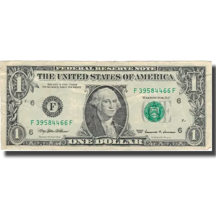 Banknote, United States, One Dollar 1999 – Undated (1999) – KM 4505 – EF(40-45)