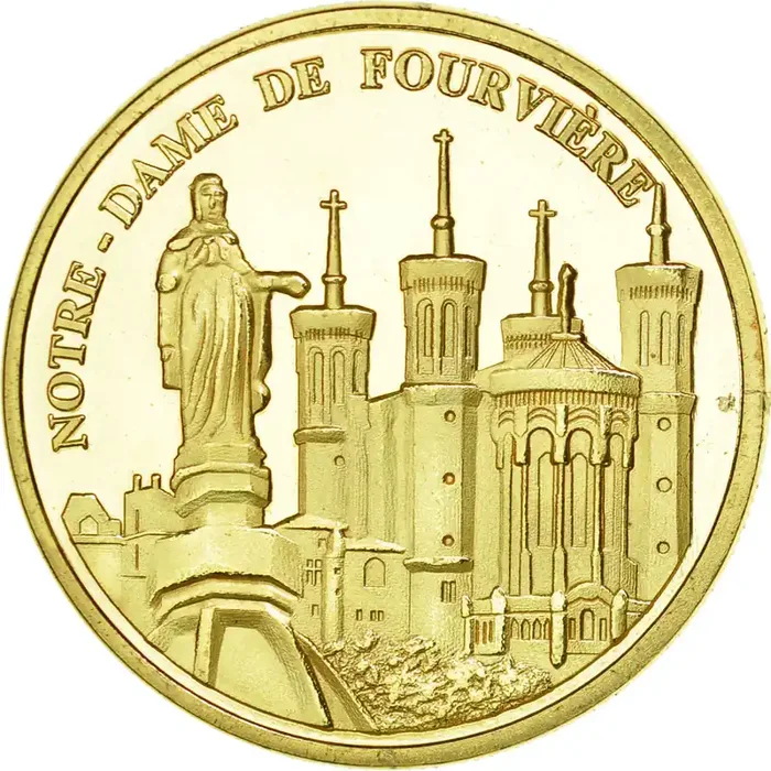 France, Token, Touristic token 69/ Lyon – Notre Dame de Fourvière – Souvenirs