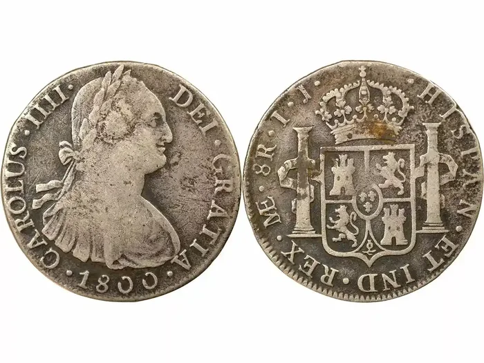 Pérou Charles IV – 8 Reales Argent – 1800 Lima